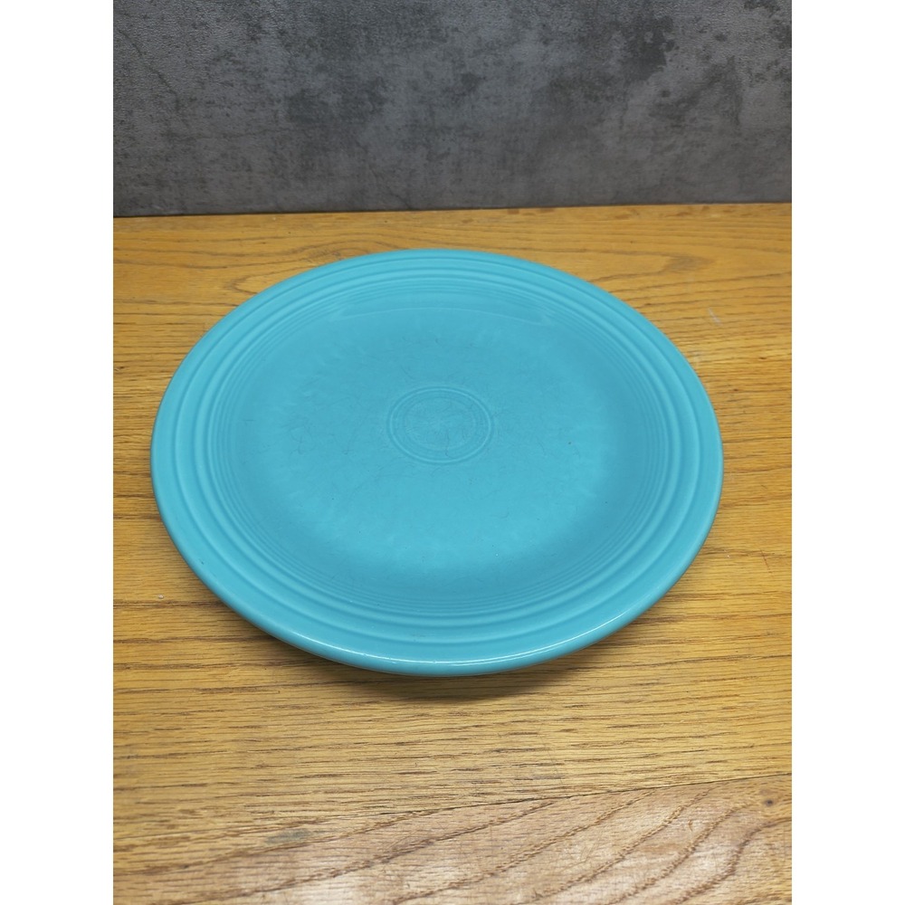 Fiesta Ware Dinner Plate Sea Mist Homer Laughlin‎ Ceramic Dish Green Kitchenware